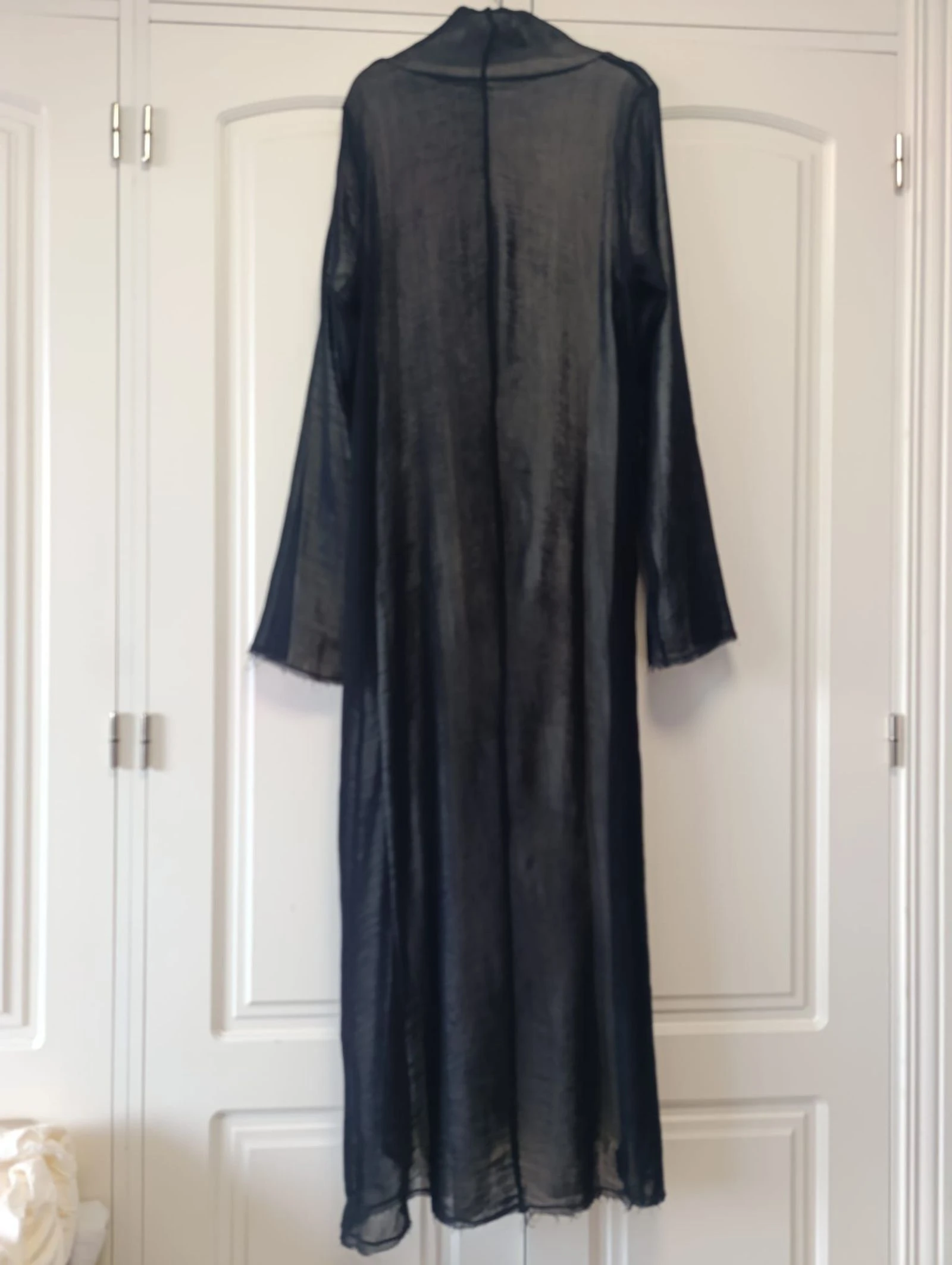 Vestido Zara largo combinado duplo tecido tamanho L – photo 2